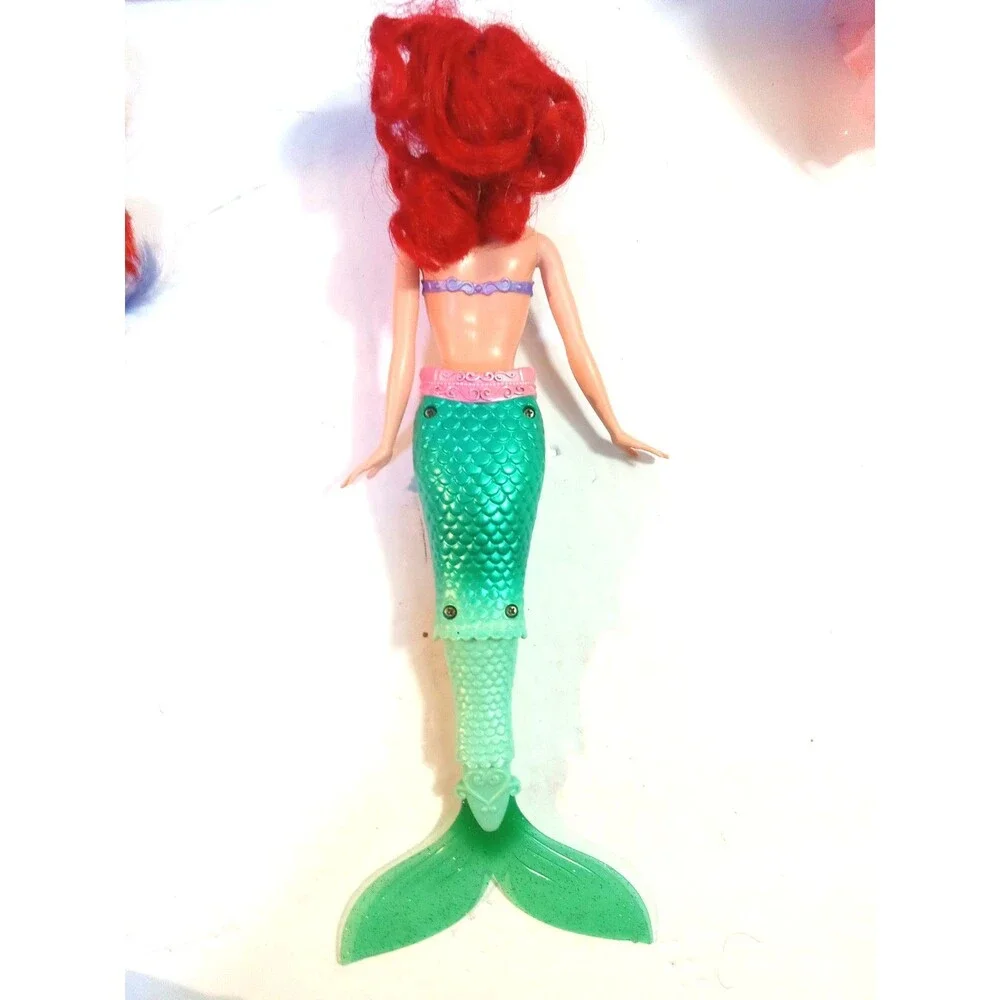 Disney Mattel Ariel Little Mermaid Barbie Doll Swimming Action, Moving 2010 Rare